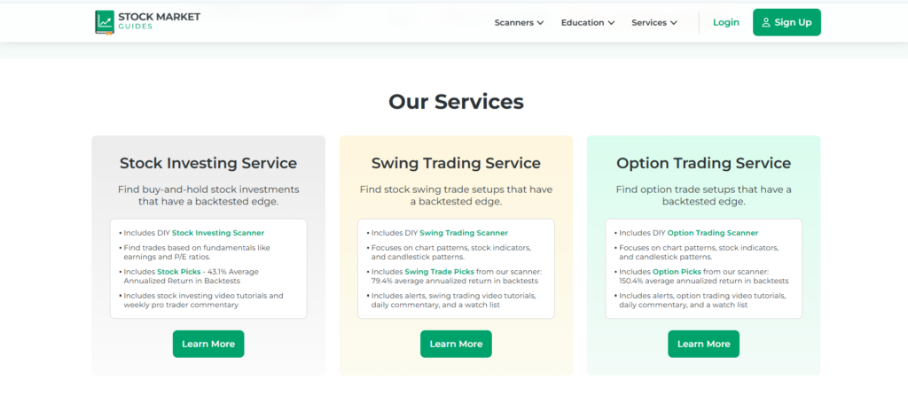 Top 10 USA Stock market trading signals providers