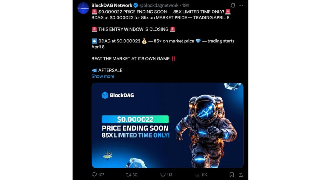 BlockDAG’s Explosive Rise