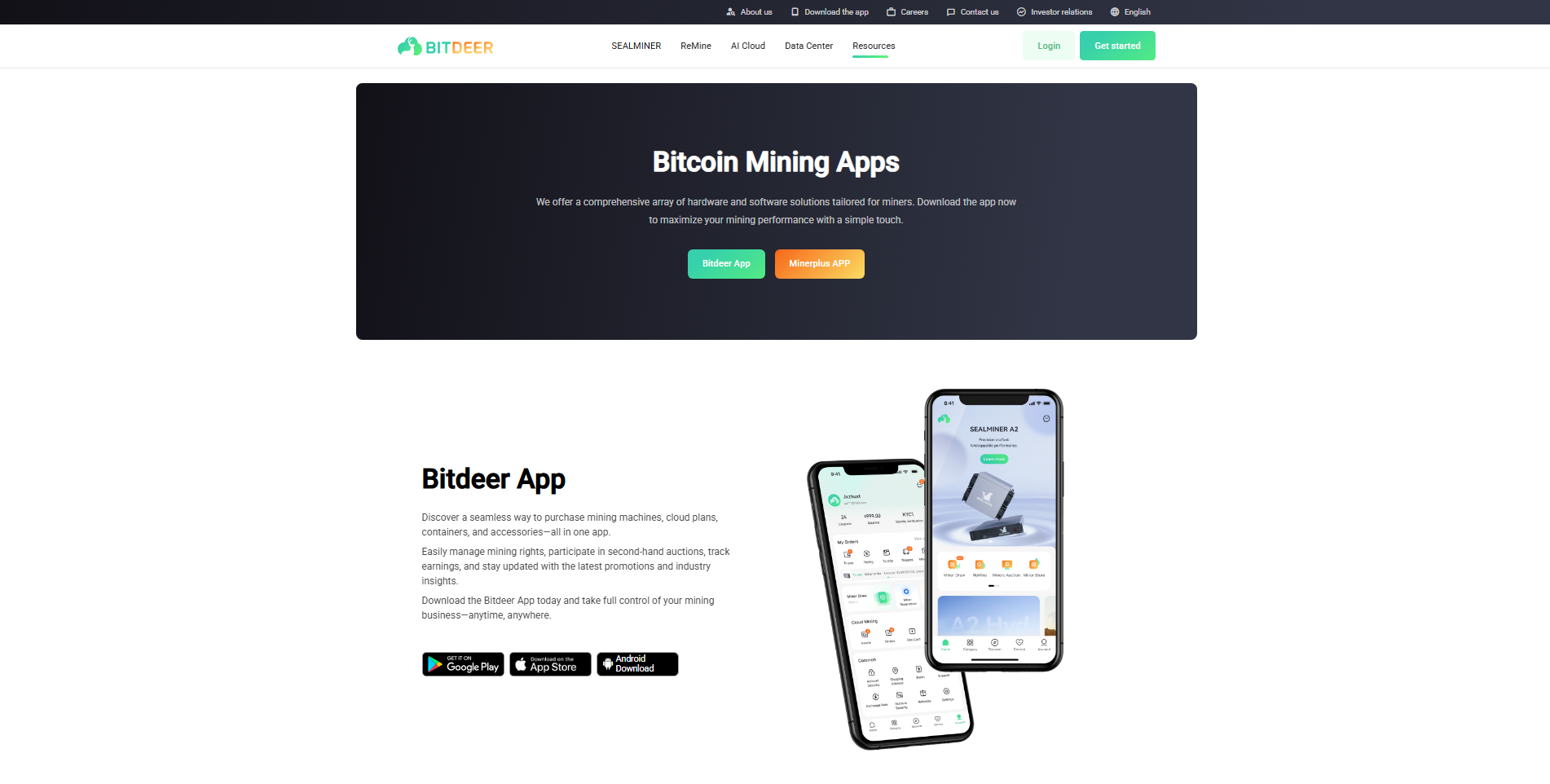 Bitdeer Mobile – Best for Enterprise Grade Cloud Mining Access