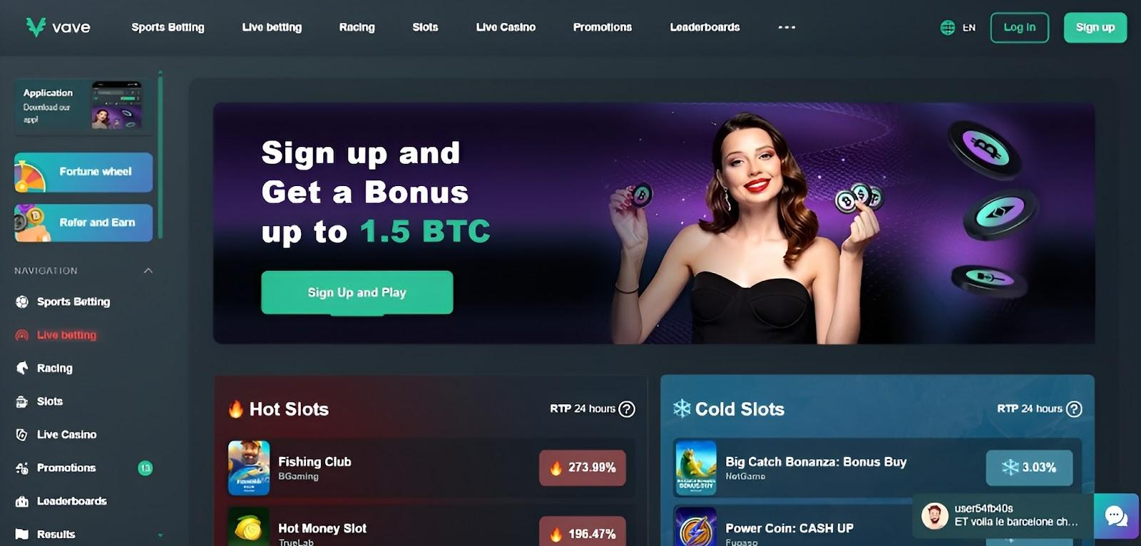 Vave - Best For Mobile Betting