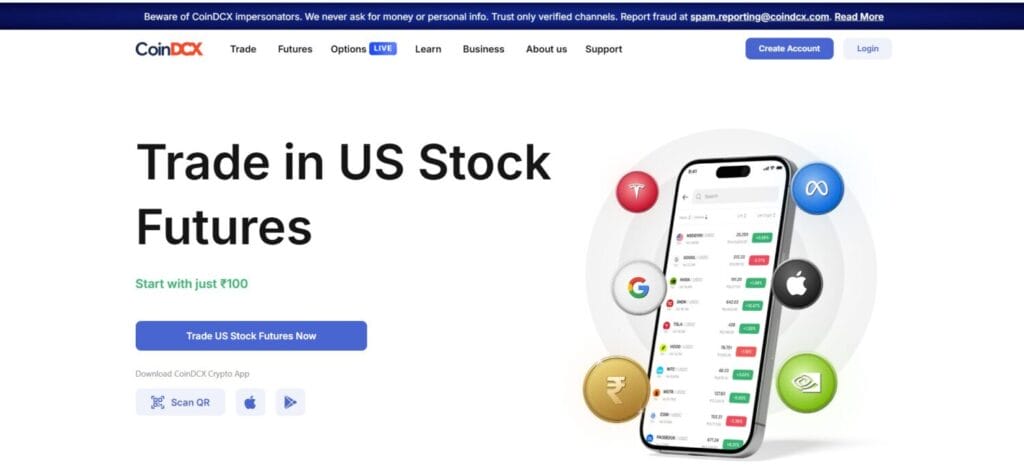 CoinDCX US Futures vs. Zerodha GIFT City