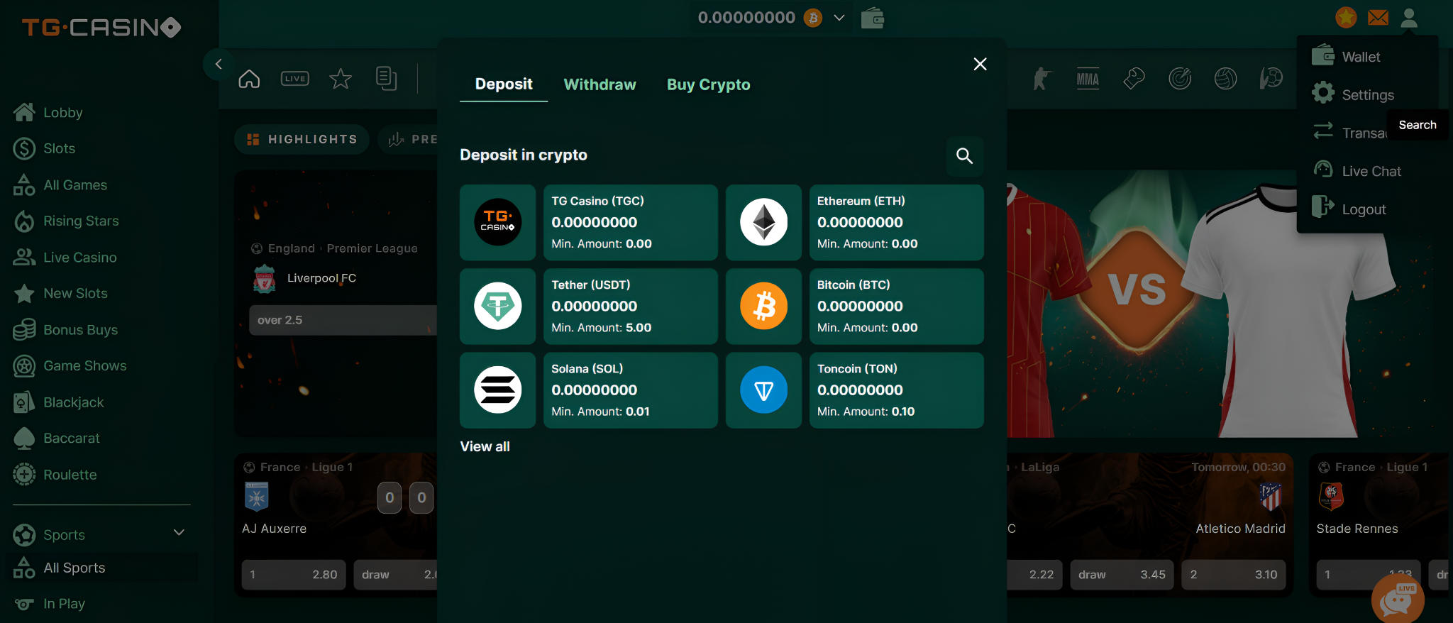 Step 3: Deposit to a Bitcoin Sportsbook