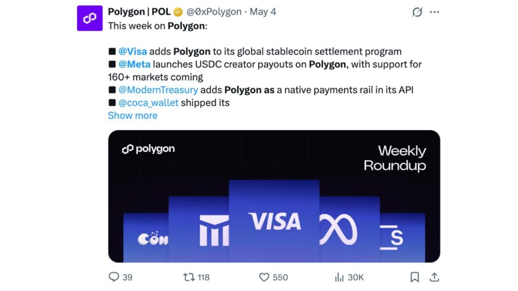 Polygon Is Pushing Deeper Into Payments
