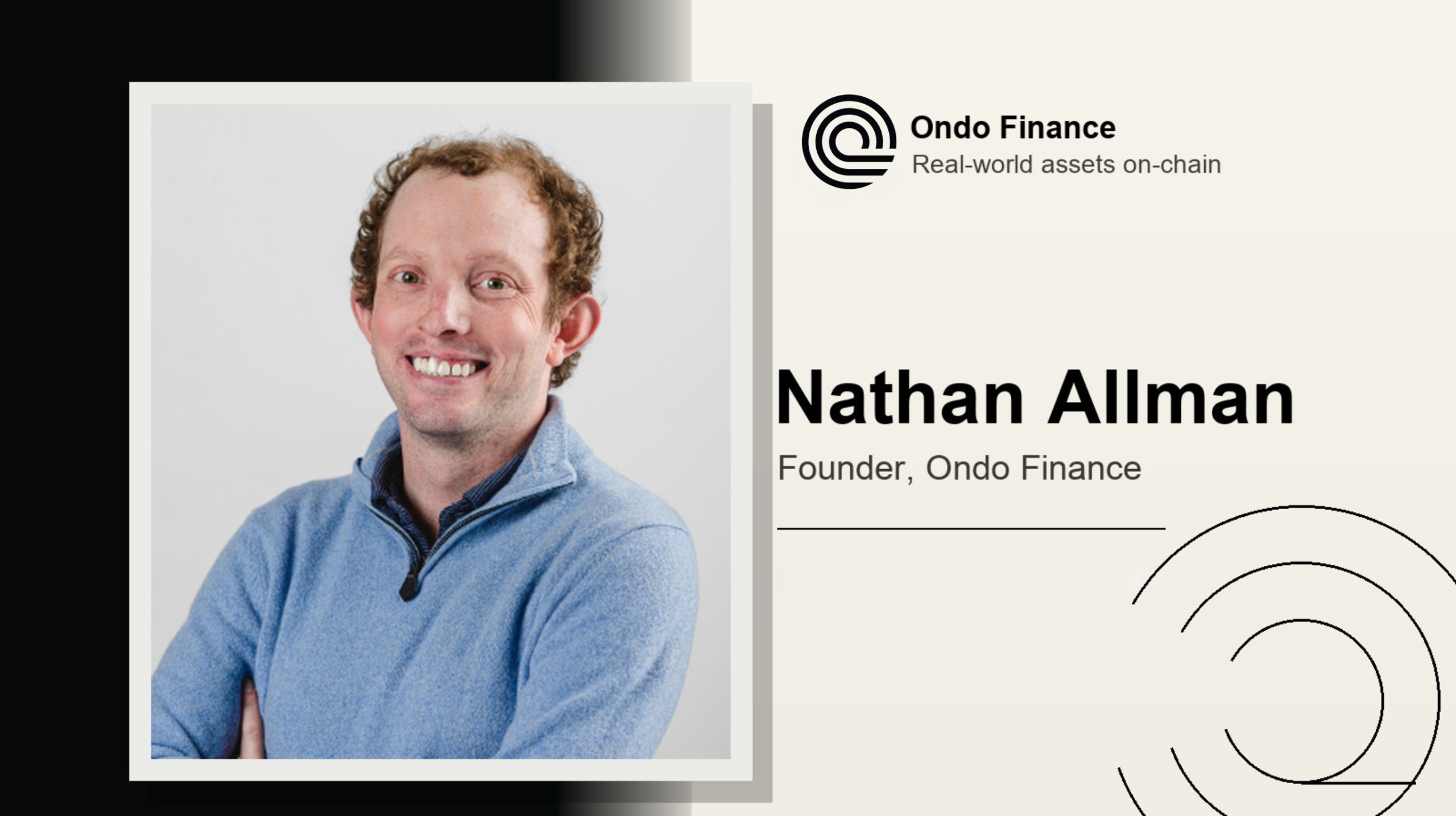Nathan Allman, founder of Ondo Finance