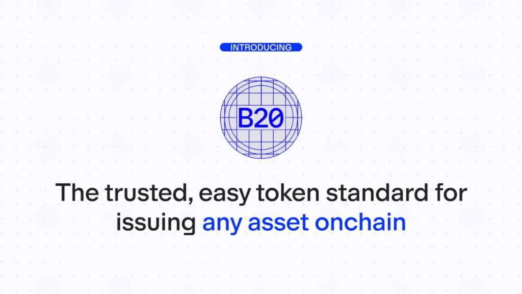 B20 is Base's native token standard