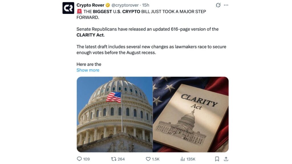 The Process of The CLARITY Act