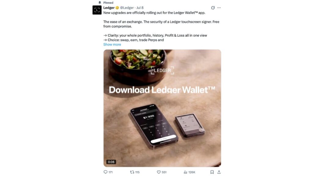 Ledger Wallet Recent Update