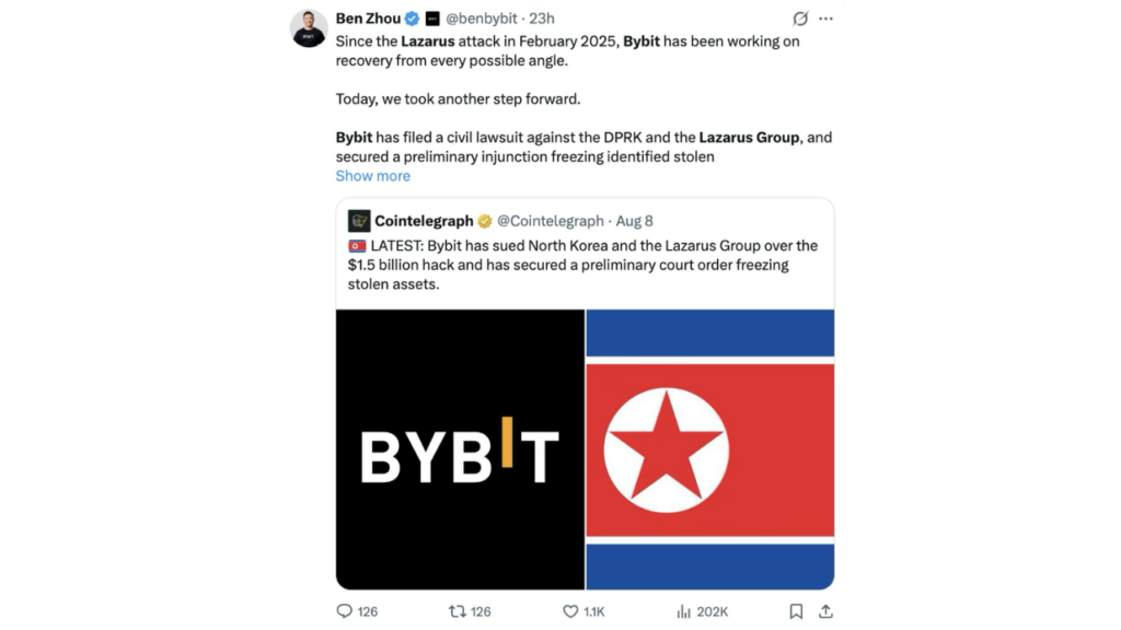 Ben Zhou’s comment on X (Source: X)