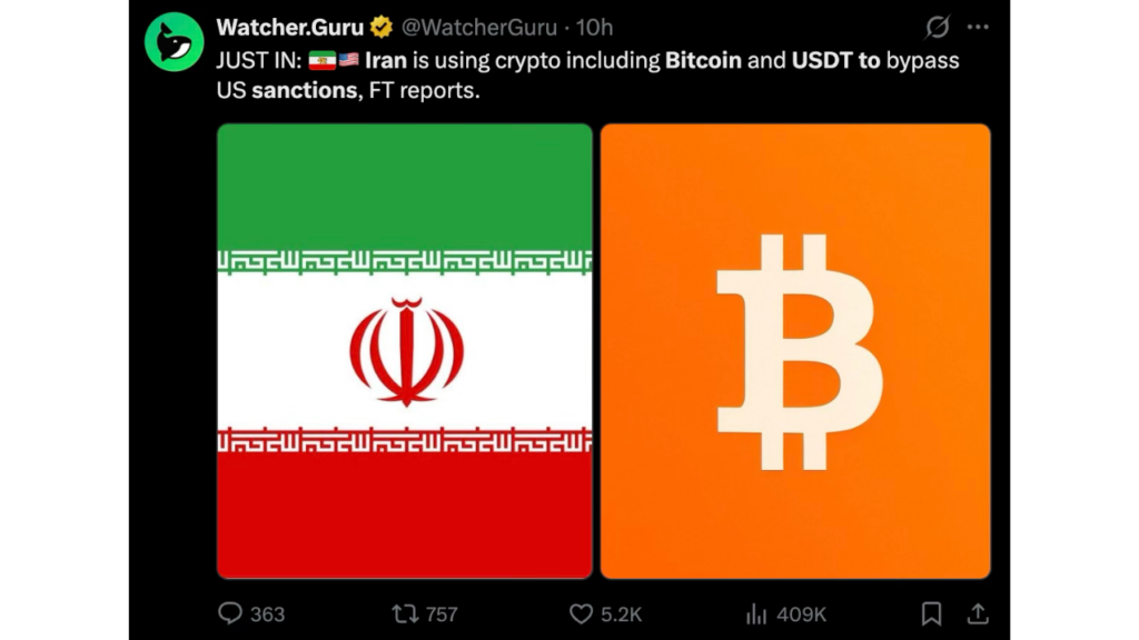 Iran is using crypto to bypass US sanctions