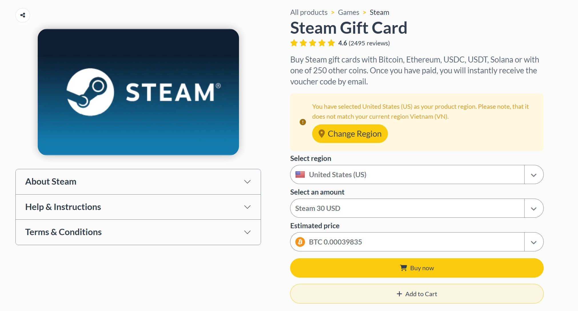 gaming crypto giftcards